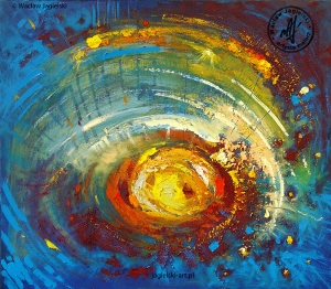 "W amfiteatrze Oriona"
 60 cm x 70 cm Technika własna 2026 