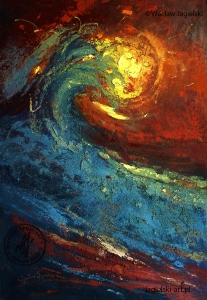 "Słoneczna rapsodia Dedala"
 148 cm x 102 cm olej 2026